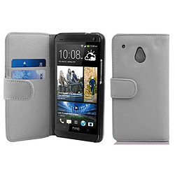 Cadorabo Coque HTC ONE M4 MINI Etui en Blanc