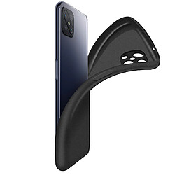 Avizar Coque Oppo Reno 4Z Protection Silicone Gel Flexible Fine Légère Noir pas cher