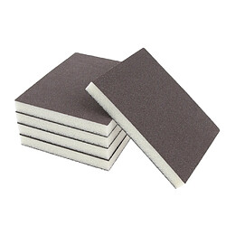 5 pièces éponge / grain moyen ponçage gris petite surface de polissage, grain 150