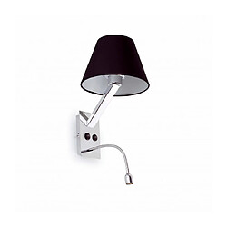 faro Aplique murale noire Moma 1 ampoule