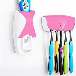 Avis Distributeur Automatique Mural Pressoir Porte 5 Brosses A Dents Rose YONIS