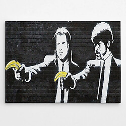 EPIKASA Impression sur Toile Banksy Pulp Fiction