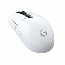 Universal Jeux informatiques Souris sans fil 2.4G Souris ergonomique Moteur héroïque 12000dpi LOL PUBG (blanc)