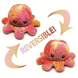 Universal Touet en peluche de poulpe réversible reversible 20 cm cadeau d'enfants