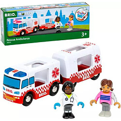 BRIO 36035 Camion ambulance Son et lumiere - Nouvelle edition