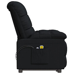 Acheter vidaXL Fauteuil électrique de massage Noir Tissu