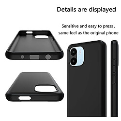 Acheter Htdmobiles Coque pour Xiaomi Redmi A1 / A1 Plus - housse etui silicone gel fine + verre trempe - NOIR