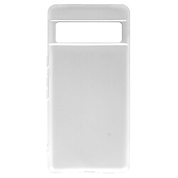 Avizar Coque Google Pixel 7 Silicone Gel Flexible Fine et Légère blanc translucide