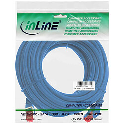 Câble patch, S-STP/PIMF, Cat.6, bleu, 15m, InLine®