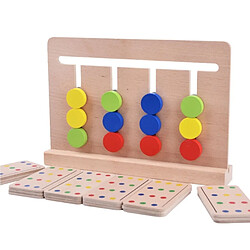 Wewoo Jeu d'éveil pour la Petite Enfance Éducation Préscolaire Formation Jouets Bébé Jouet Montessori Quatre Couleurs Couleur Correspondant