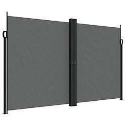 Maison Chic Auvent latéral rétractable | Store latéral | Brise-vue latéral anthracite 200x600 cm -GKD30001