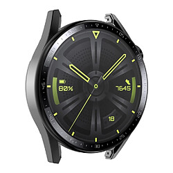 Coque en TPU ENKAY 9H, échelle électroplaquée, noir pour votre Huawei Watch GT 3 46mm