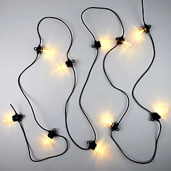 Avis The Home Deco Factory Guirlande extérieure 10 ampoules LED 4,50 m blanc chaud.