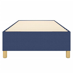 Acheter vidaXL Cadre de lit sans matelas bleu 80x200 cm tissu