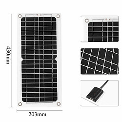 Justgreenbox Kit de panneau solaire 12W 12V Port USB Module monocristallin hors réseau pas cher