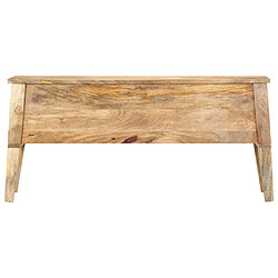 vidaXL Boîte de rangement 99x35x48 cm Bois de manguier solide