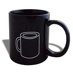 Totalcadeau Mug thermo-réactive tasse thermo-changeante fumante