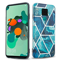 Cadorabo Coque Huawei MATE 30 LITE Etui en Bleu