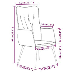 vidaXL Chaise à oreilles Gris Cuir véritable pas cher