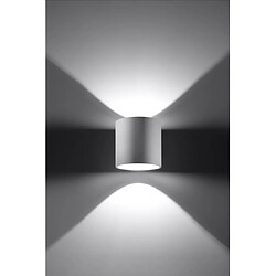 Avis Luminaire Center Applique murale ORBIS aluminium blanc 1 ampoule