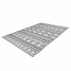 Acheter Paris Prix Tapis d'Extérieur Ethnique Yoga Anthracite & Ivoire 160 x 230 cm