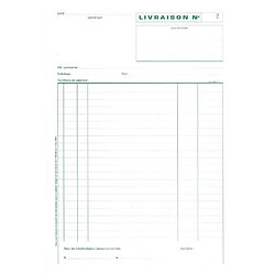 Cahier de livraison Manifold Exacompta autocopiant A4 50 pages double exemplaires