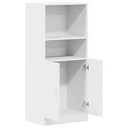 Acheter vidaXL Armoire de cuisine blanc 57x41,5x131,5 cm bois d'ingénierie