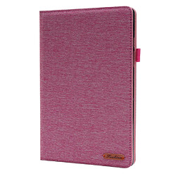 Etui en PU avec support et porte-carte rose pour votre Samsung Galaxy Tab A8 10.5 (2021)