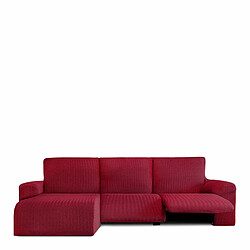 Housse pour chaise longue accoudoir long gauche Eysa JAZ Bordeaux 120 x 120 x 360 cm