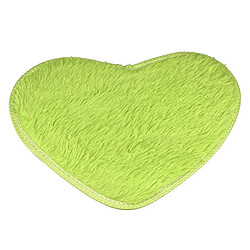 Wewoo Tapis de Bain Antidérapants en Forme de Coeur de Décoration de MaisonTaille 30 * 40CM Fruit Green