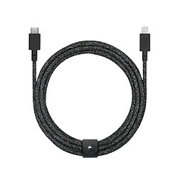 NATIVE UNION Câble Eco Belt USB-C vers Lightning - 3m Noir