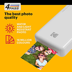 Avis KODAK Imprimante Photo Printer PM220 - Photos 5.4 * 8.6 cm - WIFI - BLANC - Blanc