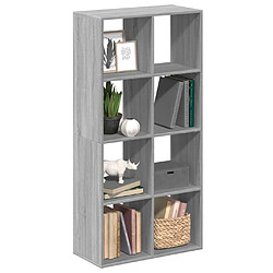 vidaXL Étagère séparatrice de pièce sonoma gris 69,5x29x137,5 cm