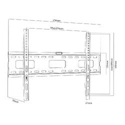 Avis Support mural pour téléviseurs 32-100'' Maclean MC-419 80kg max VESA 600x400