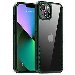 Coque en TPU IPAKY supporte la recharge sans fil pour votre iPhone 14 Plus - vert