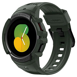 Spigen Sgp Spigen Rugged Armor Pro Coque Compatible avec Samsung Galaxy Watch 4 44mm - Vert Militaire