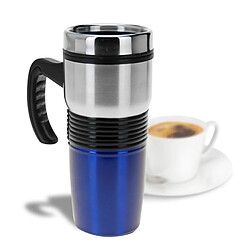 Totalcadeau Mug isotherme en inox de 400 ml rouge