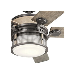 Avis Elstead Lighting Ventilateur Kichler Gris antique vieilli