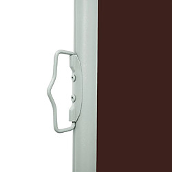 Avis vidaXL Auvent latéral rétractable de patio 600x160 cm marron