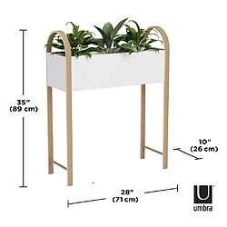 Avis Umbra Jardinière surélevée en bois et métal Grove.