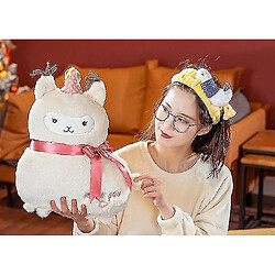 Universal 40 cm alpaca long poupée en peluche mignon animal poupée moelleuse coussin en peluche moelle