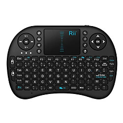 Rii Mini i8 Wireless (AZERTY) - Mini Ergonomique sans Fil avec Touchpad