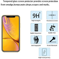 Pack X2 Vitres Protection Ecran Pour Apple iPhone XR Little Boutik®