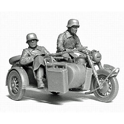 Avis Master Box Figurine Mignature Kradschutzen: German Motorcycle Troops On The Move