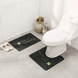 Acheter Tapis De Plancher De Tapis De Toilette En U En Forme De Tapis Antidérapant En TPR 50x50cm / 20x20 ''