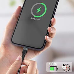 Acheter Câble USB-C vers Lightning Power Delivery 27W Charge Rapide Longueur 3m LinQ