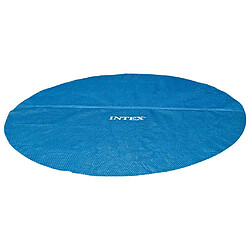 INTEX Couverture solaire de piscine Bleu 538 cm Polyéthylène