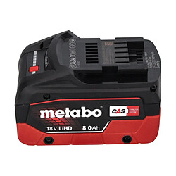 Acheter Metabo W 18 L 9-125 Meuleuse angulaire sans fil 18 V 125 mm + 1x batterie 8,0 Ah + metaBOX - sans chargeur