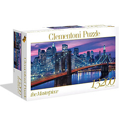 Clementoni Puzzle 13200 Pièces High Quality Collection New York Pont de Brooklyn Violet