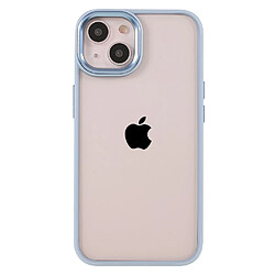 Coque en TPU + acrylique avec protection de l'objectif de l'appareil photo, anti-rayures bleu pour votre iPhone 13 6.1 pouces